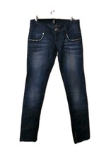 Ossira Jeans  Women&#39;s Jeans  Size 26 Y2K Blue Denim Embellished Vintage  - £16.24 GBP