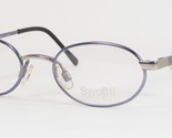 SwoPti Kinder 404 38 Blau/Silber Einzigartig Selten Brille Rahmen 43-17-... - $40.59
