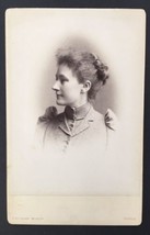 Antique Cabinet Card Young Lady Victorian Fashion G. Watmough Webster, Chester - £11.08 GBP