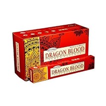 Deepika Dragon Blood Incense Stick Natural Wood Agarbattis Pack of 12 - $28.13