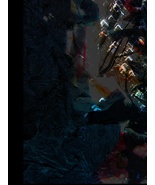 Double exposure recycled plastic photo stock,Dark blue image,Plastic blu... - $58.88 MXN
