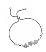 925 Sterling Silver Stainless Steel Platinum Plated Diamond - $2,727.48 MXN
