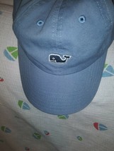 Vineyard Vines Blue Strap Back Hat Cap Whale - £17.44 GBP