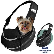 Katziela® Expandable Sling Bag - Front Shoulder Pet Carrier (Black) - $19.79