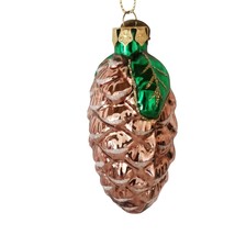 Pinecone Christmas Ornament Hand Blown Glass Thomas Pacconi Classics 2003 Nature - £15.91 GBP