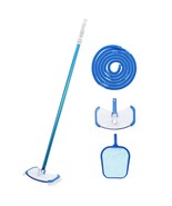  Pool Maintenance Kit White and Blue Aluminum, ABS Adjustable - €113,68 EUR