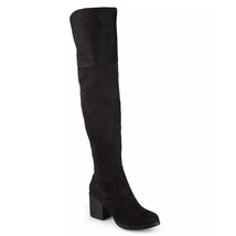 Journee Collection Women Over the Knee Riding Boots Sana Size US 11 Black - £23.85 GBP