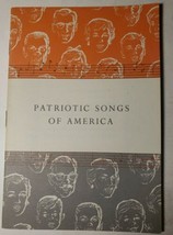 Patriotic Songs of America  Vintage 1956 Song Book from John Hancock Life Ins Co - £10.94 GBP