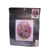 Thomas Kinkade Victorian Garden II Cross Stitch Kit Lampost Vignette 51188 - £7.17 GBP