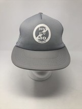 Just Say No To Drugs Foam Trucker Snapback Hat Grey Mesh Cap - £7.41 GBP