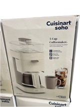 Cuisinart Soho 5 Cup Coffeemaker Hot or Iced Over Ice Brewing Truffle Dc... - $876.08 MXN