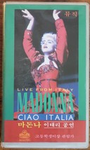 Madonna Ciao Italia Live From Italy Korean VHS Video Tape [NTSC] Rental Korea - £43.10 GBP