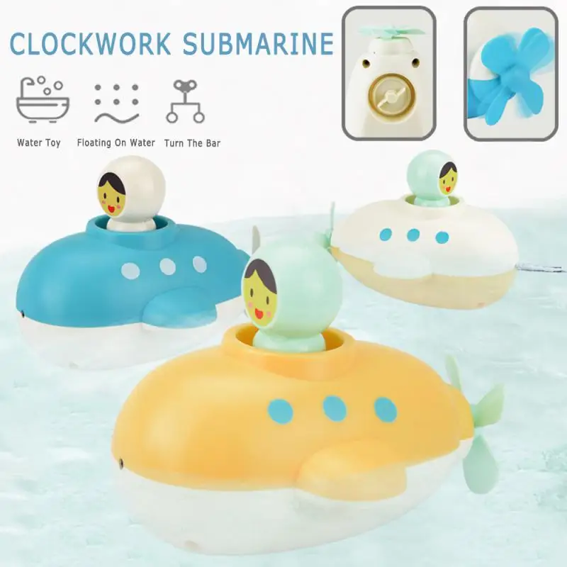 Baby Bath Toys Floating Submarine Safety Cute Portable Bathtub Children Early - £7.67 GBP