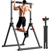 SERTT Foldable Power Tower Dip Station Pull Up Bar, Multifunction Home G... - $11,546.47 MXN