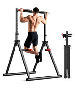 SERTT Foldable Power Tower Dip Station Pull Up Bar, Multifunction Home G... - €518,15 EUR