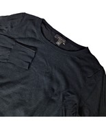 Ann Taylor Women&#39;s Pullover Sweater Size Medium Solid Black Business Casual - €24,58 EUR