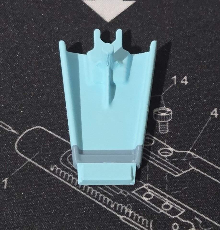 Transformers G1 Blurr 3D Printed Replacement Shield Front Clip Item image 2
