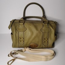 Fossil Leather Bag Green Shoulder Bag Handbag Purse Crossbody Straps Hobo 13x10 - £39.81 GBP