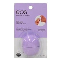 EOS Smooth Sphere Lip Balm Passion fruit Jojoba Oil New Sealed Discontinued - $27.99