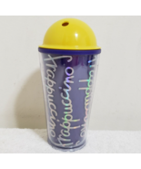 Starbucks Frappuccino Purple Iridescent Yellow 2014 Tumbler Cup 16oz - N... - £7.59 GBP