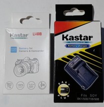 Kastar Battery Wall Charger for Olympus Li-50B &amp; 1 New Battery - £4.68 GBP