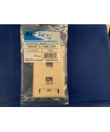 ICC - IC107S02IV, Faceplate, ID, 1 gang, 2 port, Ivory, UPC: 633758009690 - $48.72 MXN