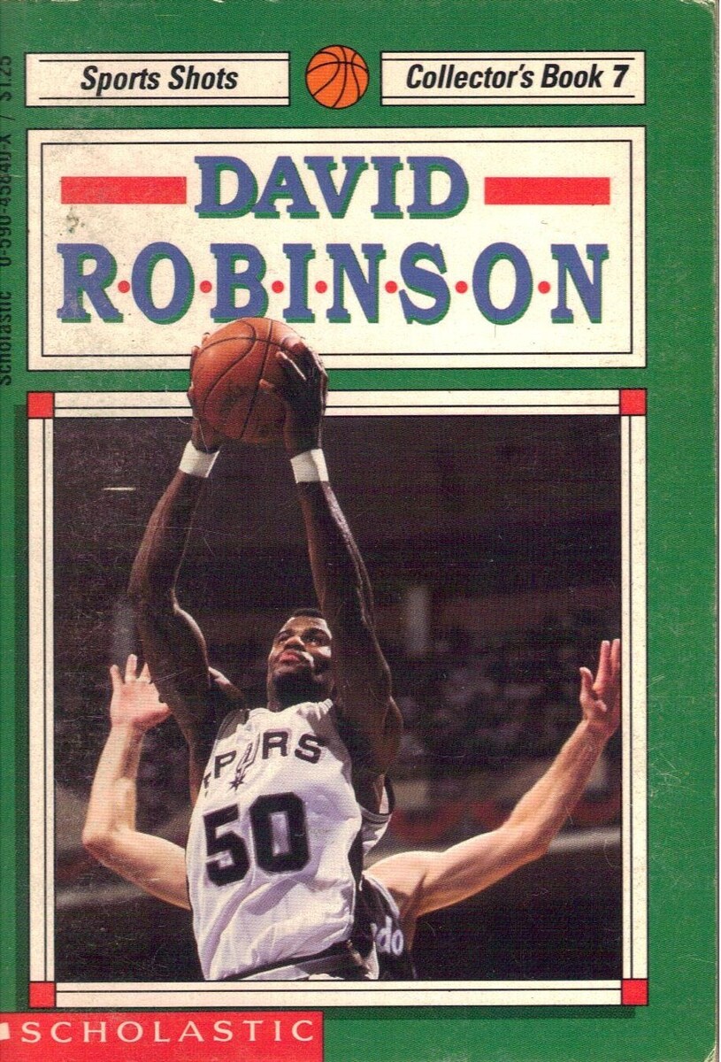 David Robinson Sports Shots (1992, Trade Paperback) Collector&#39;s Book #7 - $3.95