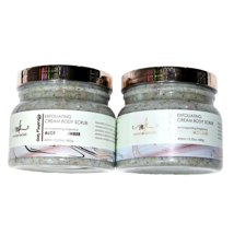 2 Pack Manna Kadar Sea Minerals Exfoliating Body Cream Scrub Aloe Cucumb... - £20.47 GBP