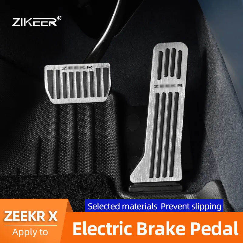 2Pcs Gas Brake Pedal For ZEEKR X Aluminum AlloyBrake Gas Accelerator Non... - $37.99