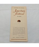 Calendar Of Events Jamestown Festival Of 1957 Travel Brochure - $186.77 MXN