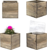 The Cys Excel Cube Planter Box With Removable Plastic Liner (4&quot;X4&quot;X4&quot;) (Multiple - £31.94 GBP