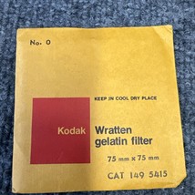 Kodak 149 5415  Wratten Filter 75MM x 75MM Gel Filter New - $16.82