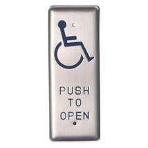 Transmitter Solutions 2” x 4” Narrow Push Plate Style in Sturdy Black AB... - $66.45