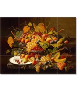 Severin Roesen Flowers Painting Ceramic Tile Mural BTZ23003 - $164.12 CAD+