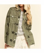Star Printed Baby Doll Front Snap Jacket - €47,13 EUR