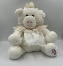1986 Fisher Price Puffalump White Cow Stuffed Plush Toy w/Dress RARE HTF - $29.99