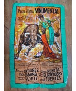La Fiesta Banner Plaza De Toros Monumental Barcelona Catalon Spain 30&quot; x... - $67.82 CAD