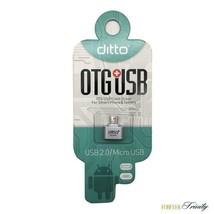 OTG Micro USB to USB Converter For Smartphones &amp; Tablets by Ditto - £7.51 GBP