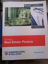30 Hour Real Estate Finance 2015  Champions School Of Real Estate - $18.97