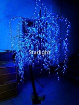 Outdoor 8ft Blue LED Willow Weeping Tree Light Christmas Holiday Gift Ra... - $422.28