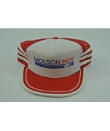 3 Stripes Molson Indy Mesh Snapback Hat Red Athletic Headwear Beer One S... - £60.85 GBP