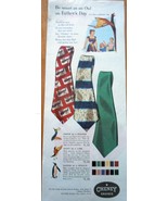Cheney Cravats Ties Father’s Day Print Magazine Advertisement 1940s - €5,11 EUR