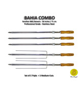 Bahia Combo - Set of 5 - Brazilian Skewers for BBQ 28" - Professional Grade - $92.15
