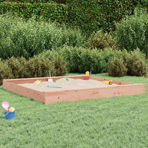 vidaXL Sandbox Natural Wood Solid Douglas Fir wood, untreated - $261.76