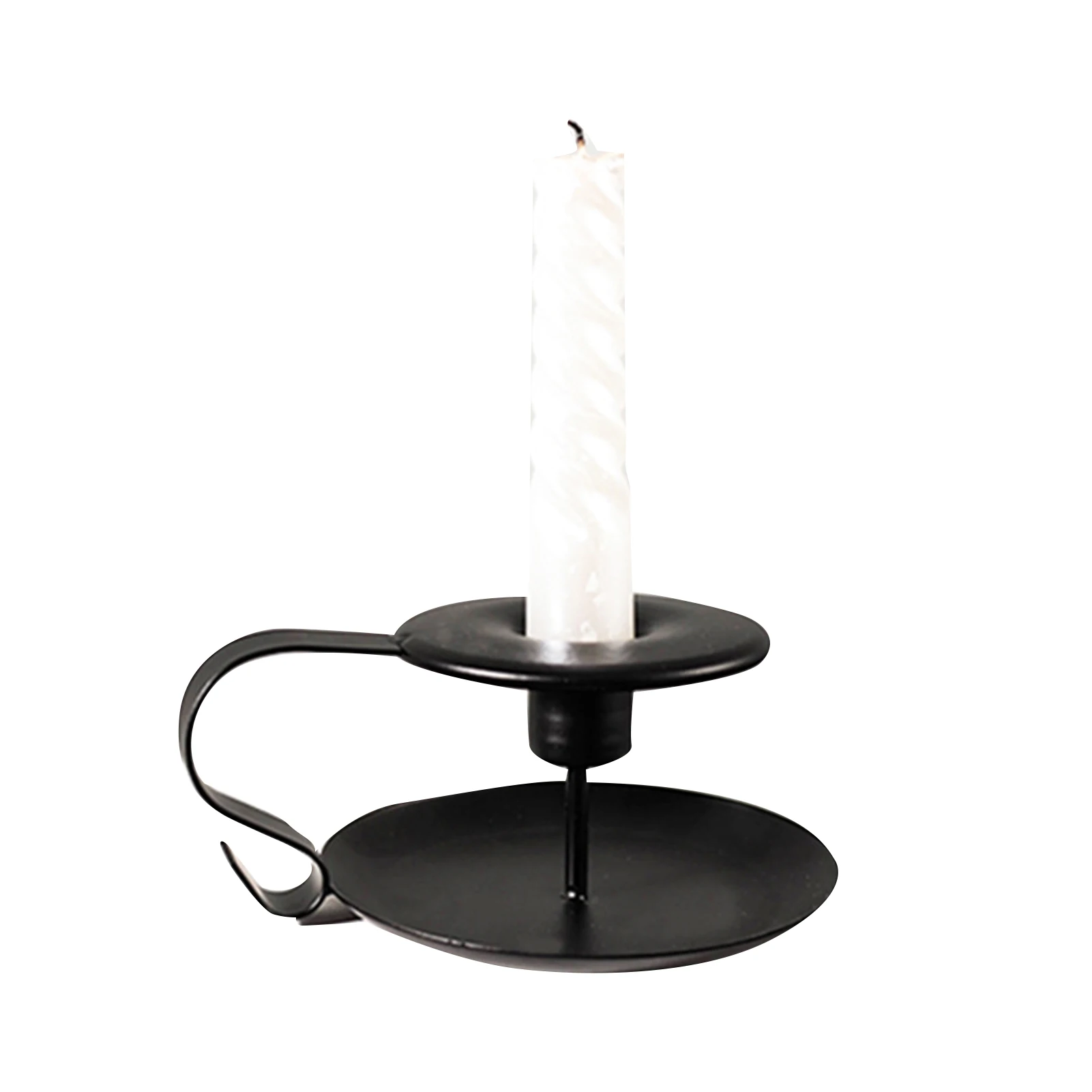 2pcs Candle Holders European Style White Painted  Candle Base Christmas ... - £143.93 GBP