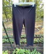 Nike Womans Leggings Pants Size XL TG 16-18 Black Inseam 30.5&quot; Front Zipper - €14,56 EUR