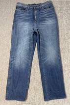 Imogene And Willie Jeans Womens 32 x 30&quot; Blue Isabelle Straight Denim Hi... - $79.19