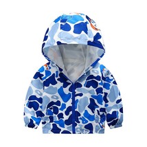 Kids Zipper Trench Coat Baby Boys Girls Windbreaker Outerwear  Children  Coat  H - £57.35 GBP