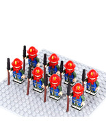 8pcs Ming Dynasty Fire Lance Troopers Minifigures Building Toy Set - €14,31 EUR