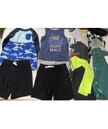 Boys size 4 Clothes Lot T-Shirts Tops Shorts Swim Shirt Trunk Summer Sch... - $24.35 CAD